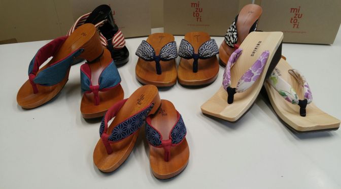 Mizutori Geta/Japanese Traditional Clogs/Sandals in Shizuoka City!